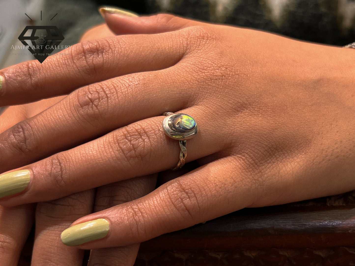 Pure 92.5 Italian Silver Ladies Ring Ring