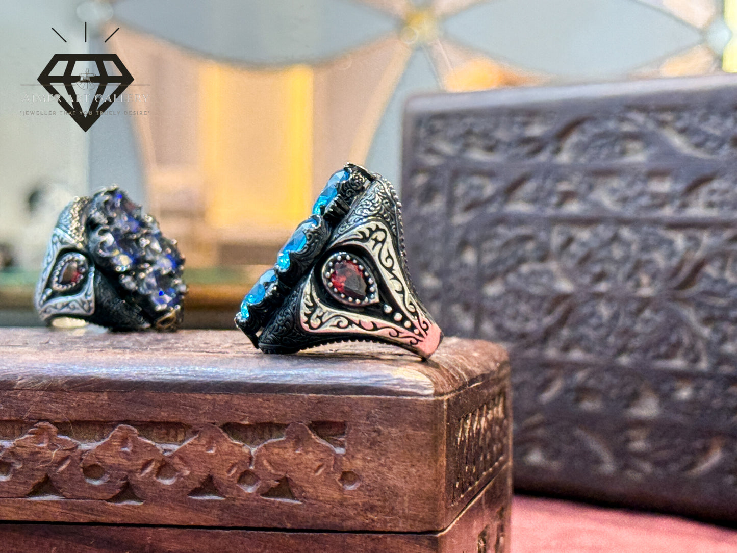 Blue Zirconia Ring