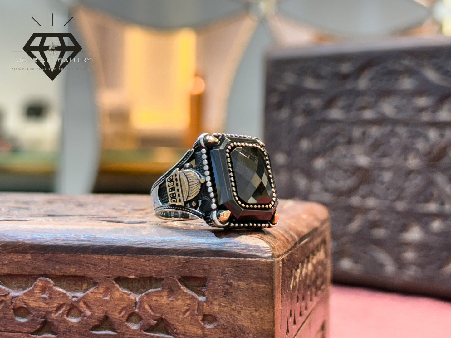 Black Zirconia Ring
