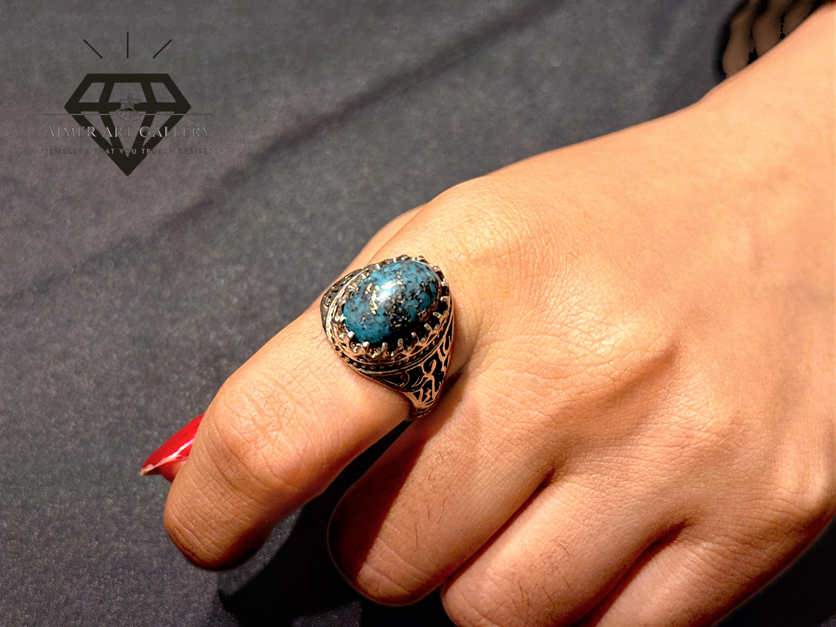 Feroza Stone Couple Ring