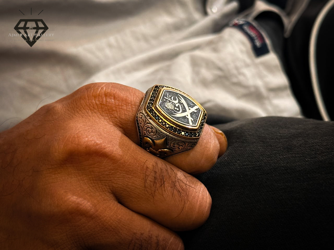 Engraved Ayat Ring