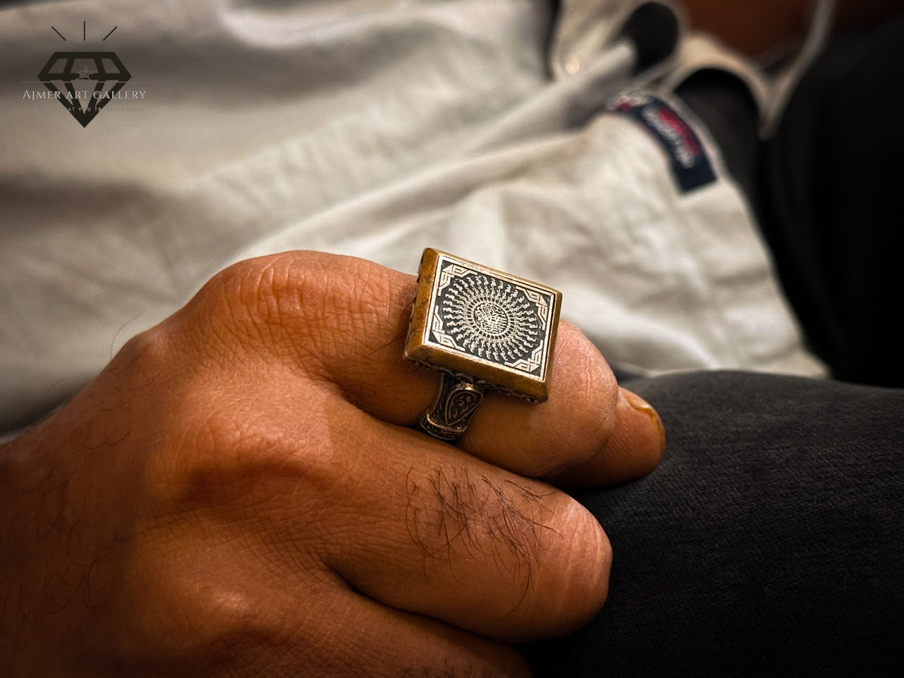 Engraved Ayat Ring