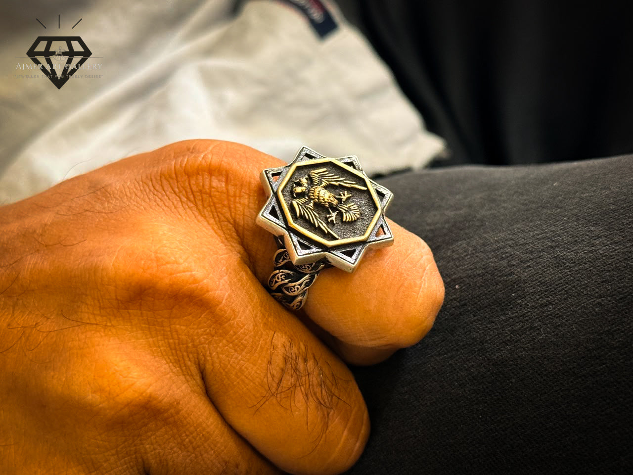 Engraved Designer Ring