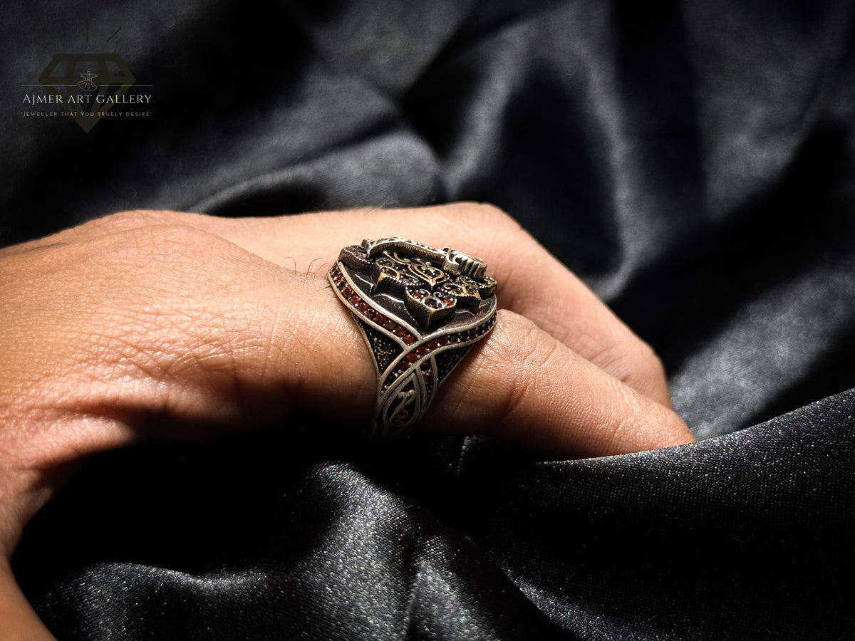 Zulfiqar Engraved Ring