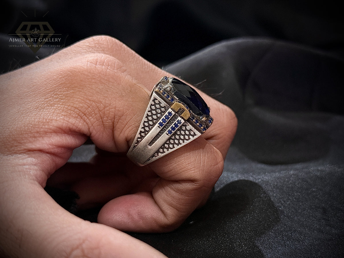 Black Aqeeq Ring