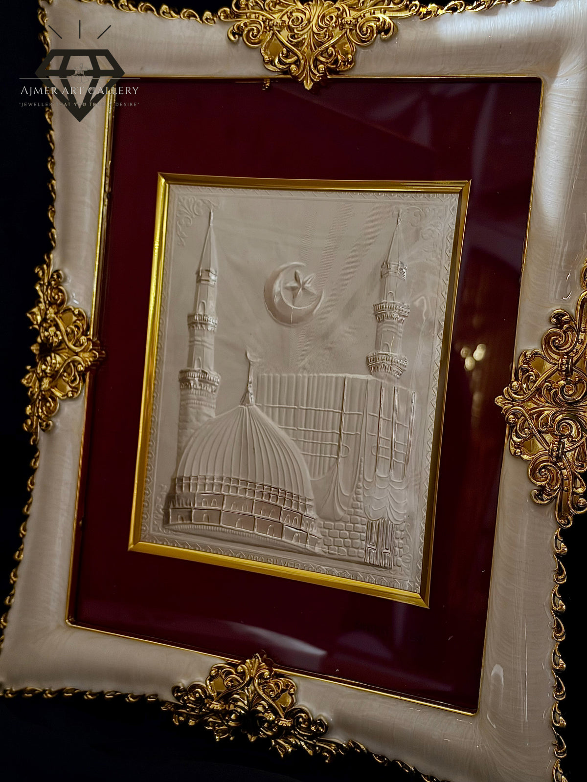 Table Frame in Silver