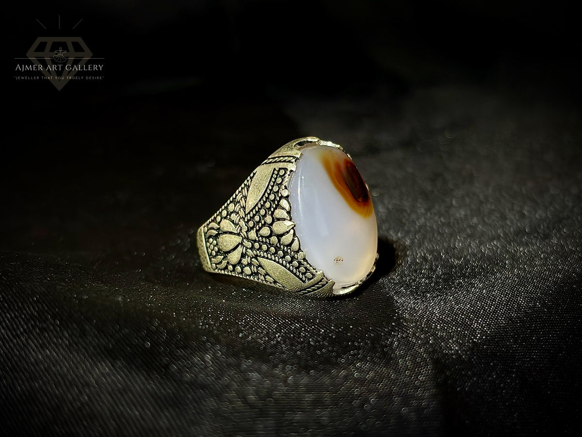Yamni Aqeeq Ring
