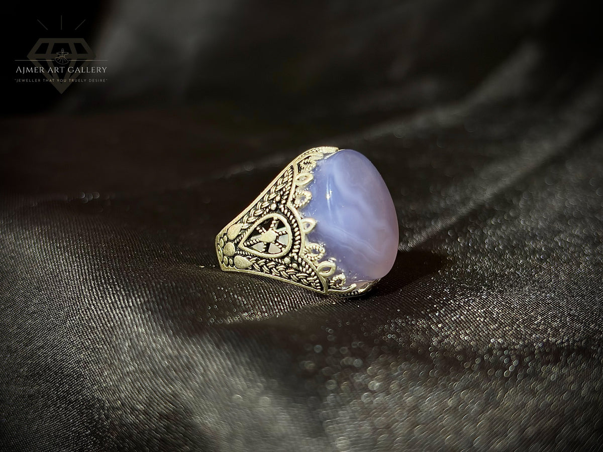 Yamni Aqeeq Ring