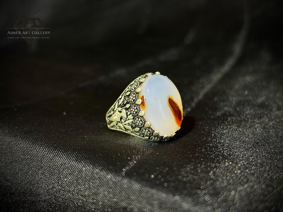 Yamni Aqeeq Ring
