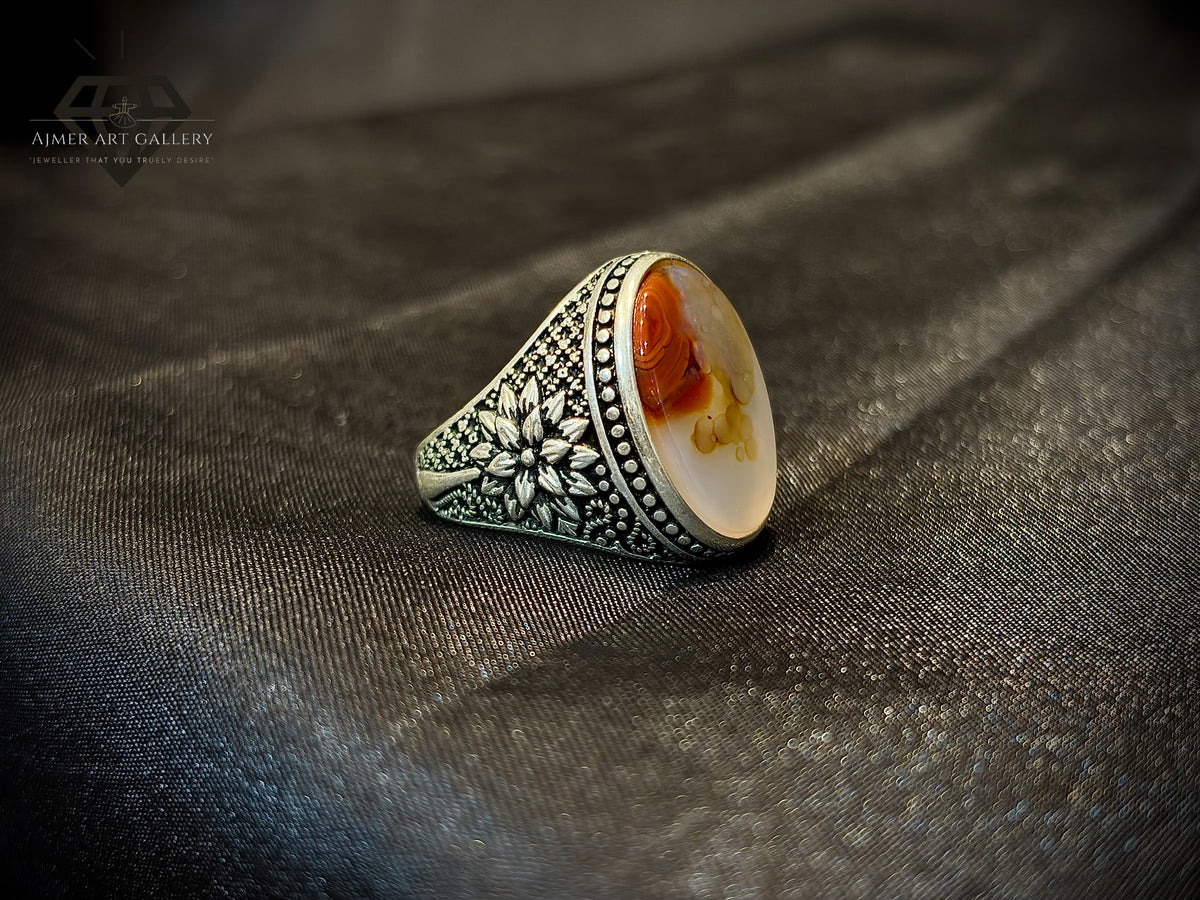 Yemeni Aqeeq Ring
