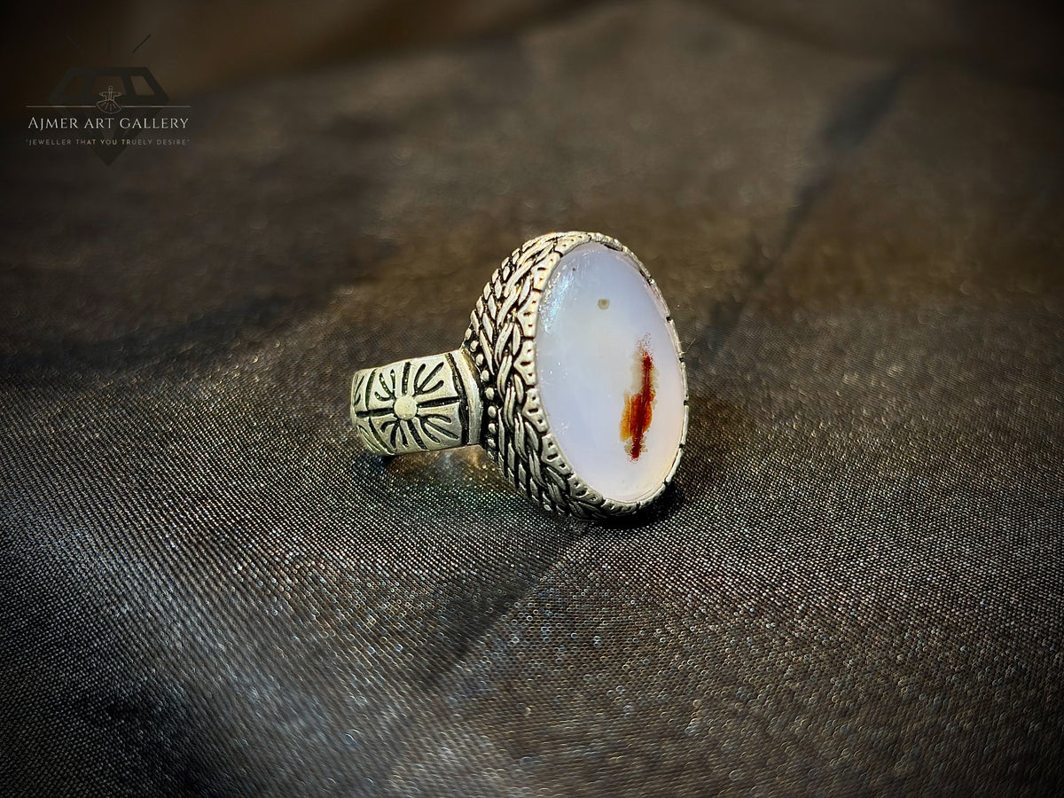 Yamni Aqeeq Ring