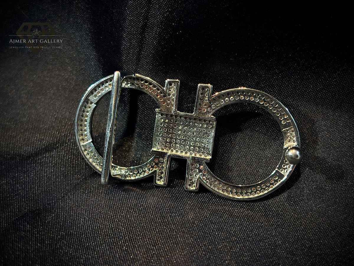 Men's Two-Tone Belt Buckle
