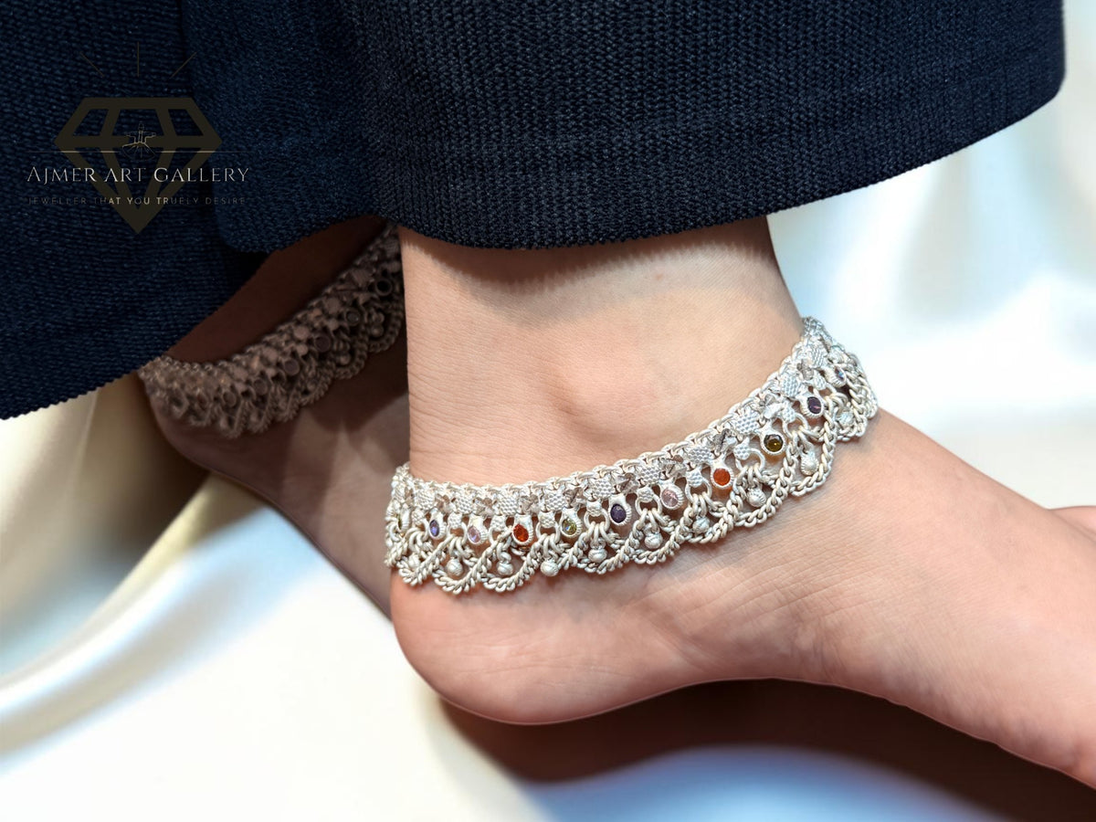Premium Silver Payal