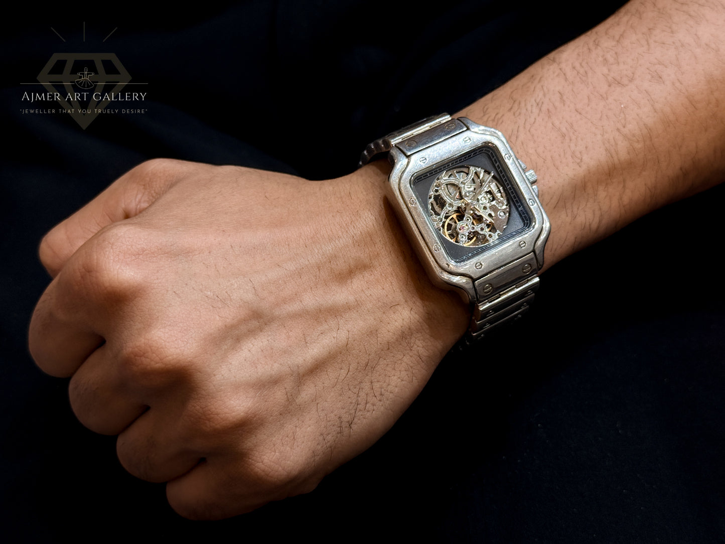 PURE SILVER WATCH FOR MEN'S