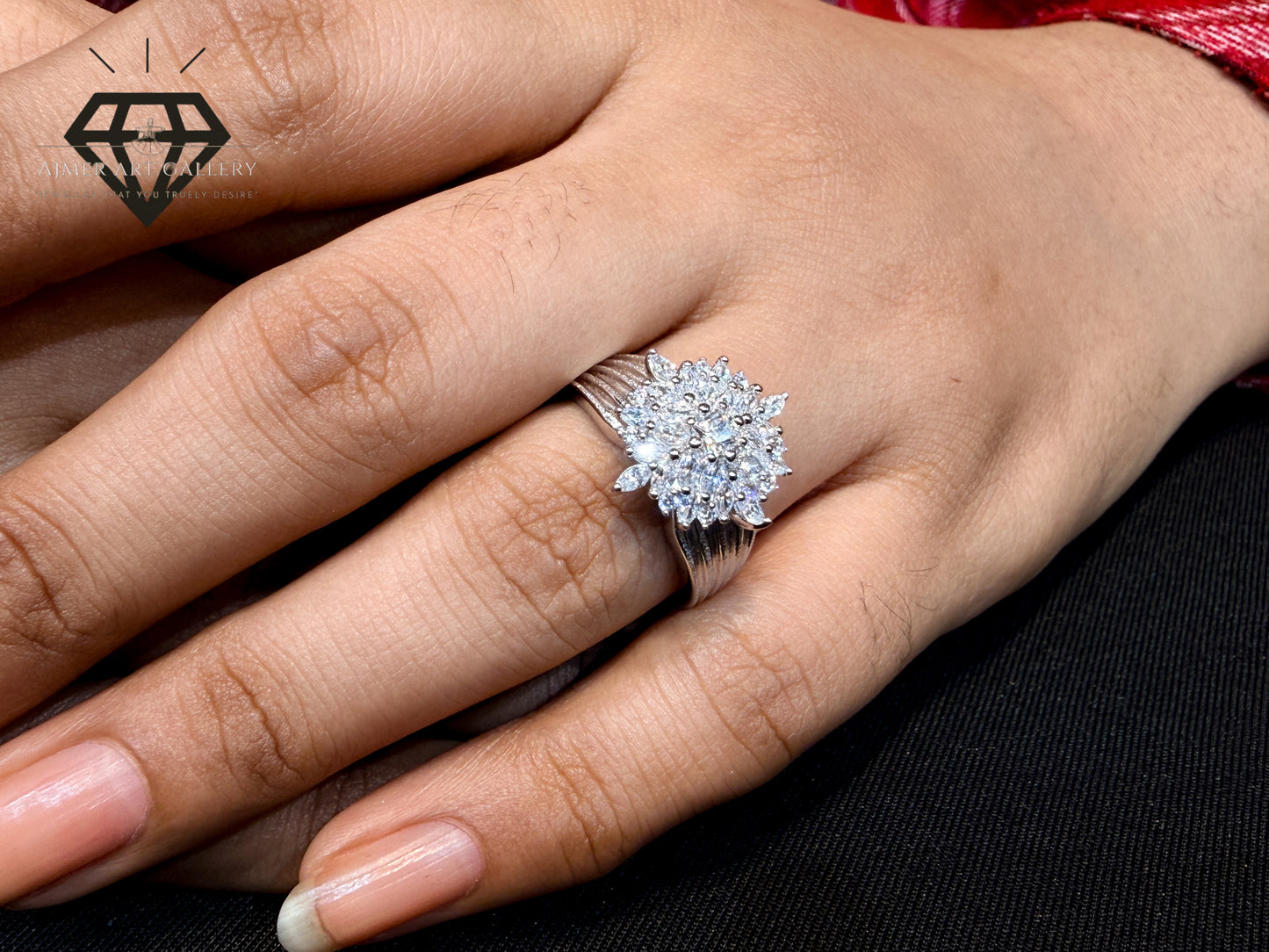 Zircon diamond Women's ring