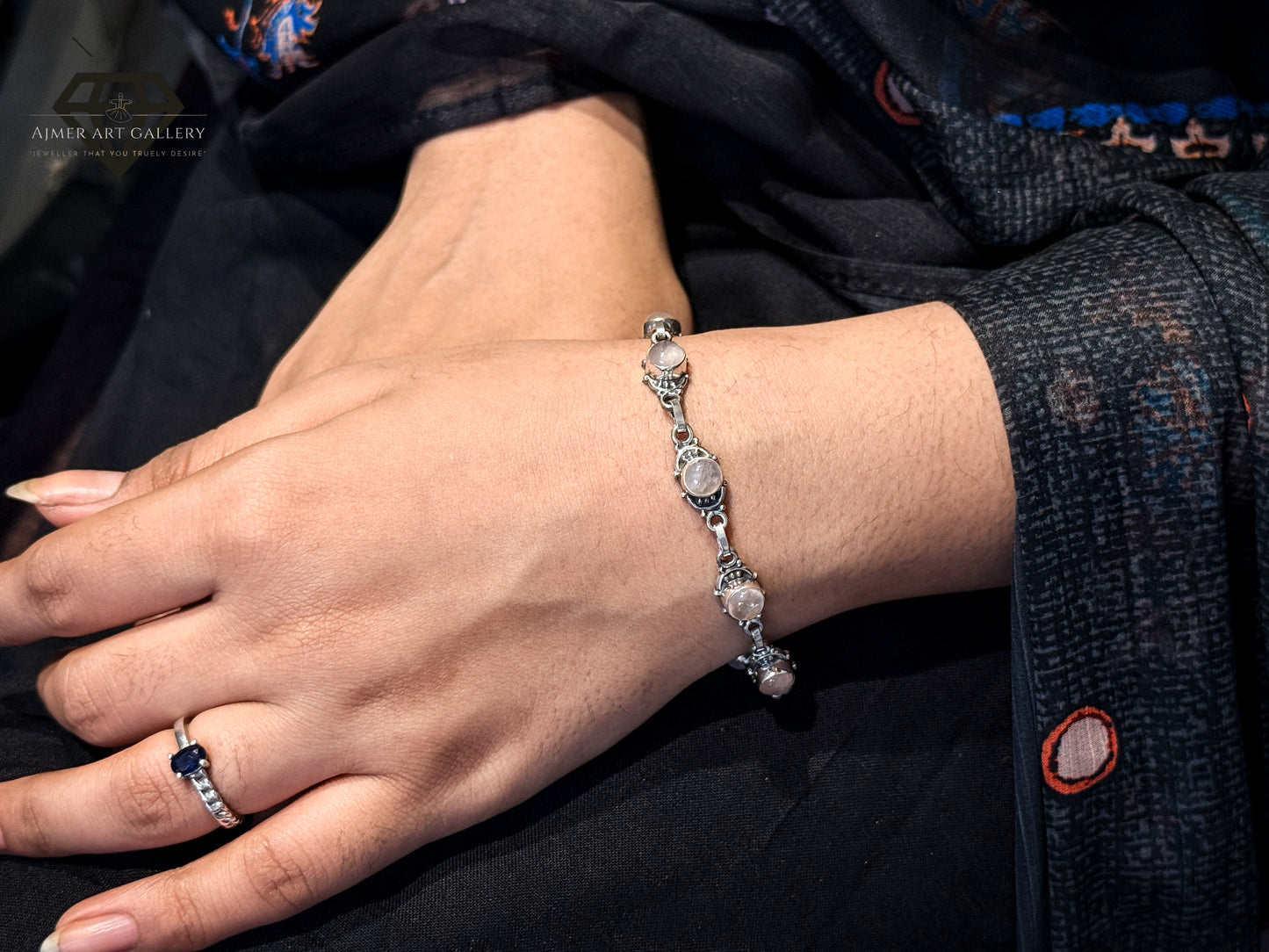 Premium White Gemstones Bracelet For Women