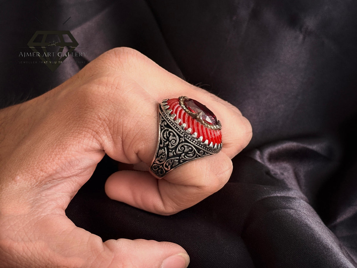 Red Diamond Ring