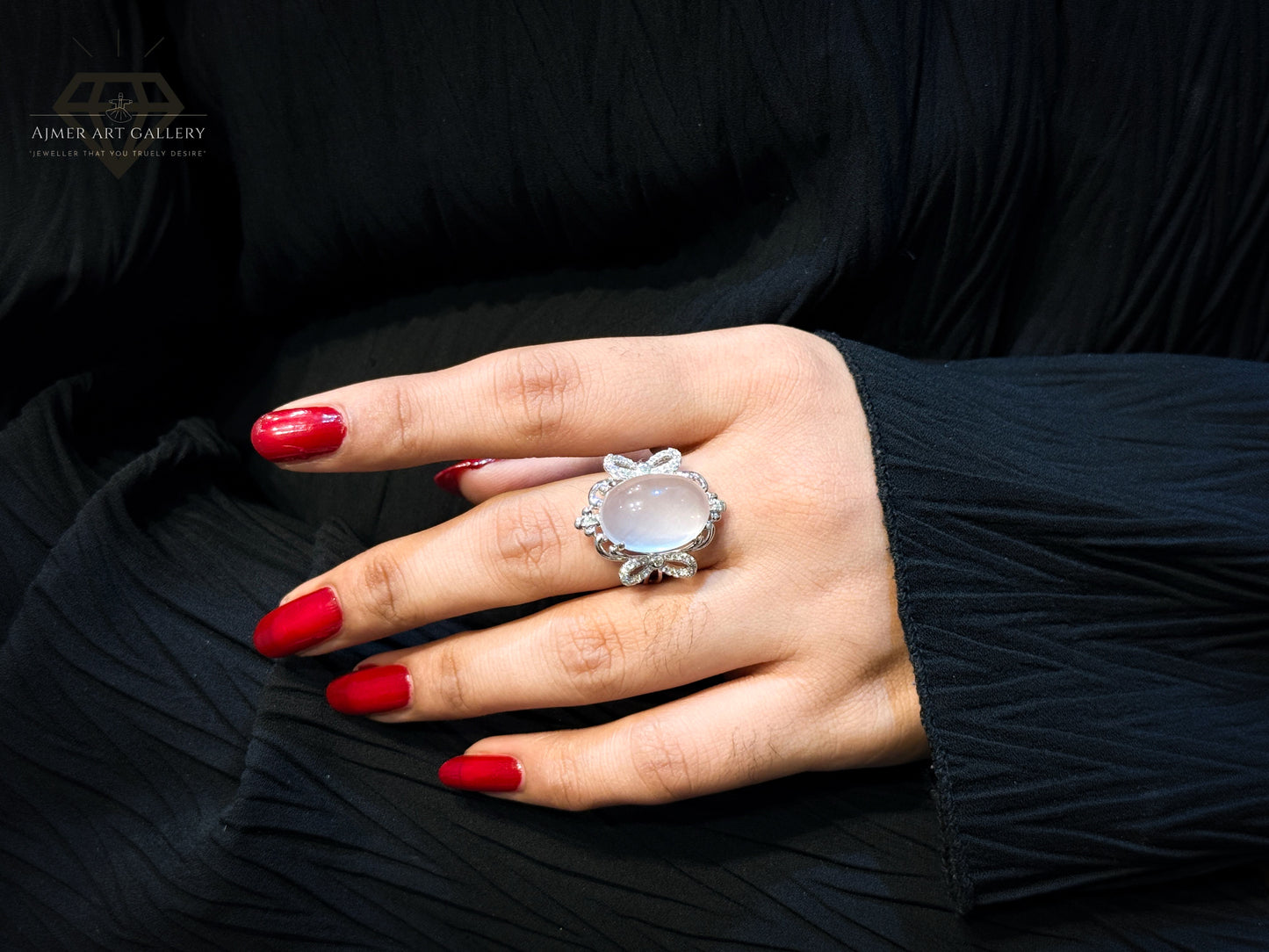 Silver ring for women