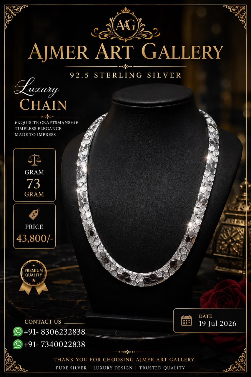 Honeycomb / cobra design Chain for Men