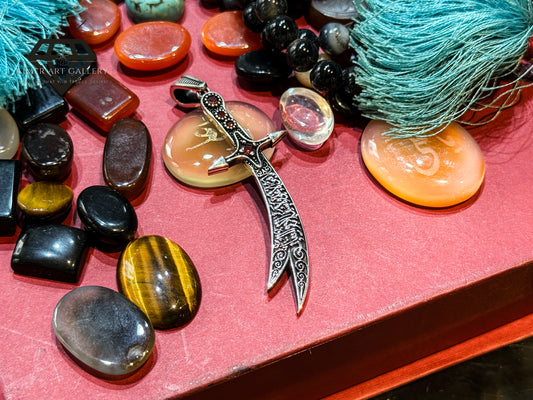 Pure 92.5 Italian Silver Zulfikar Pendant