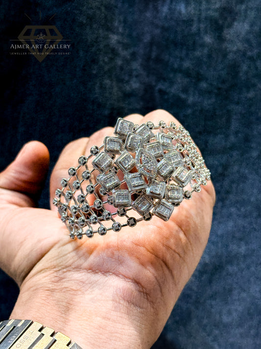 Pure 92.5 Italian Silver Ladies kada