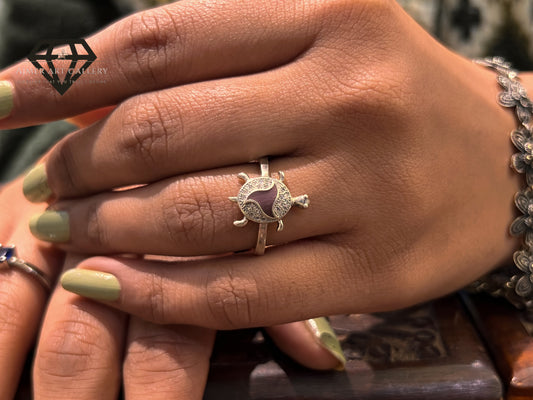 Pure 92.5 Italian Silver Designer Ladies Ring