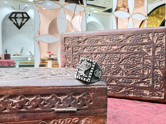 Sufi Symbol Pure Silver Ring