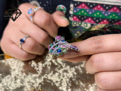 Pure 92.5 Italian Silver Ladies Ring