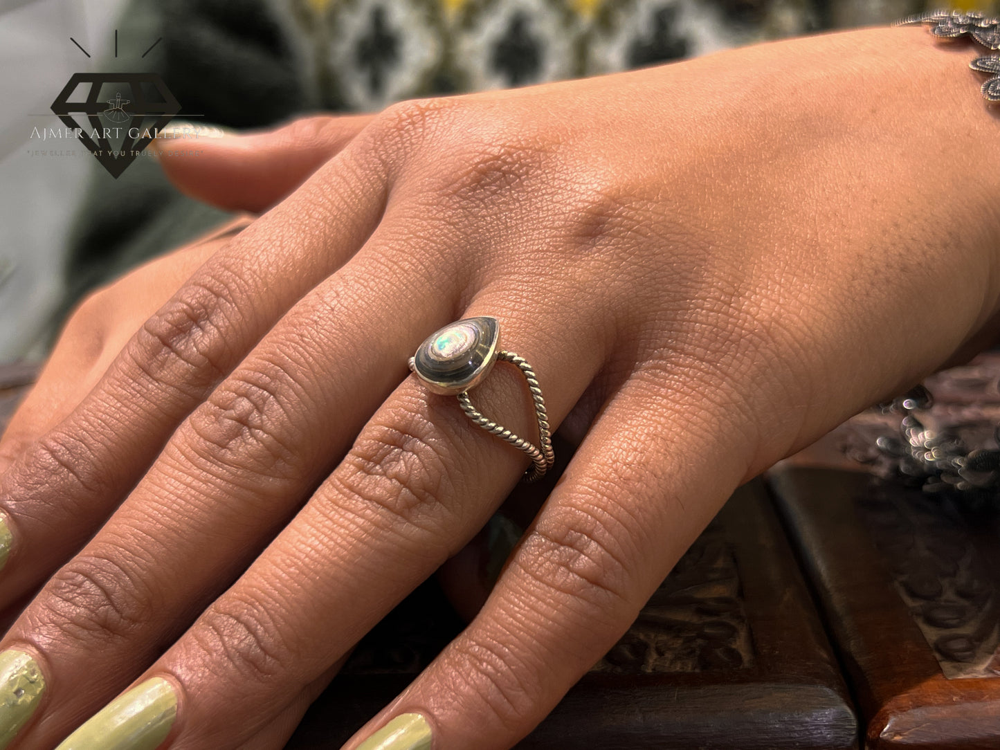 Pure 92.5 Italian Silver Ladies Ring