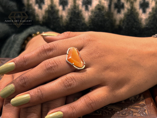 Pure 92.5 Italian Silver Ladies Heart Ring