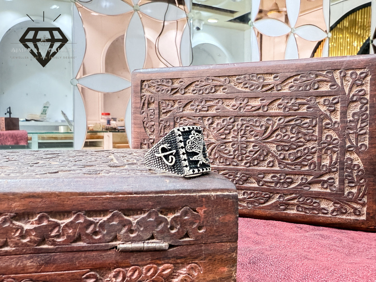 Sufi Symbol Pure Silver Ring