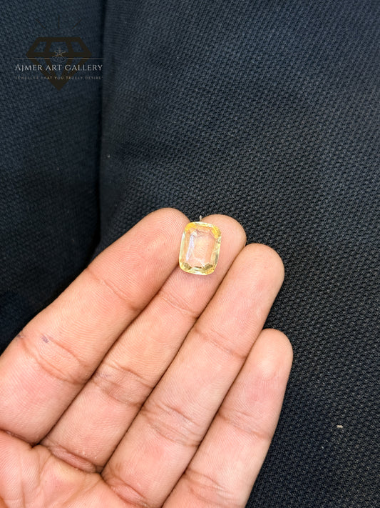 100% Natural Yellow Sapphire