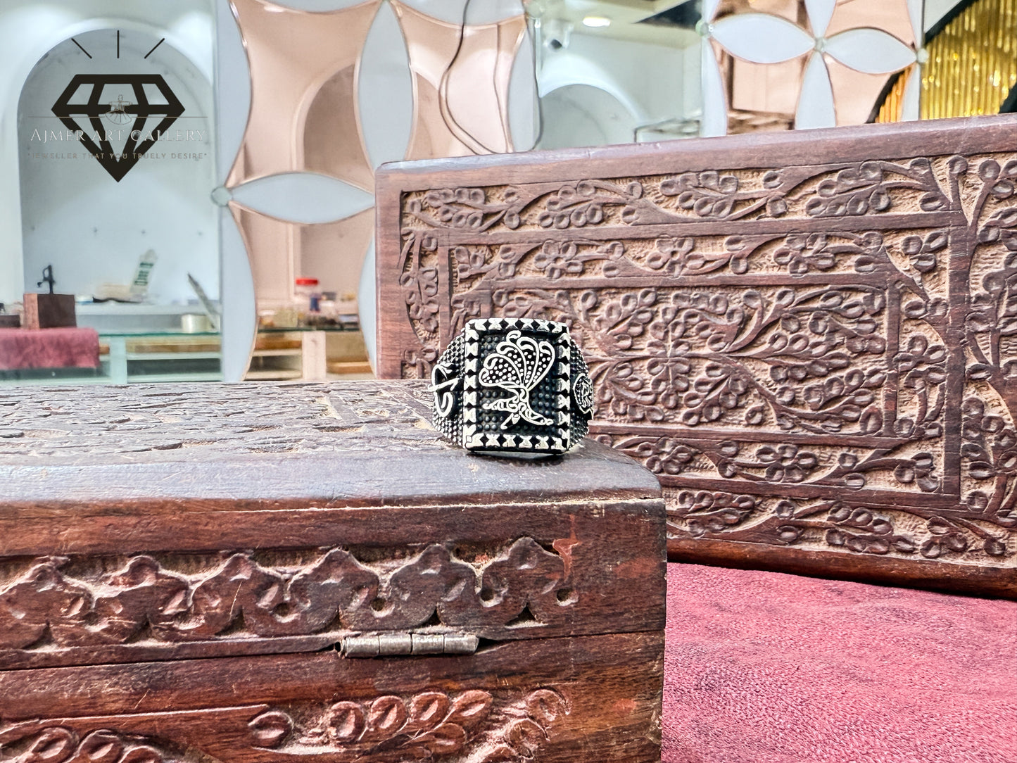 Sufi Symbol Pure Silver Ring