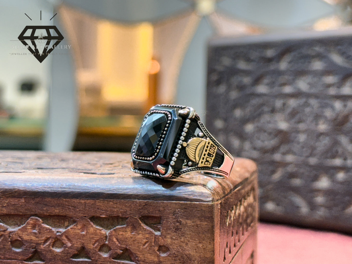 Black Zirconia Ring
