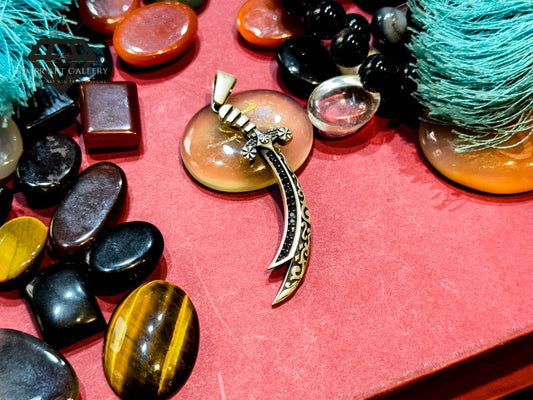 Pure 92.5 Italian Silver Zulfikar Pendant