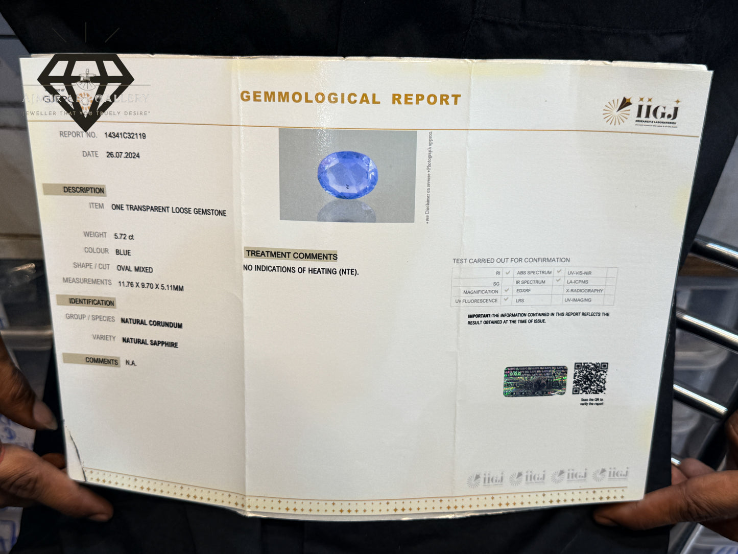 100% Natural Yellow Sapphire