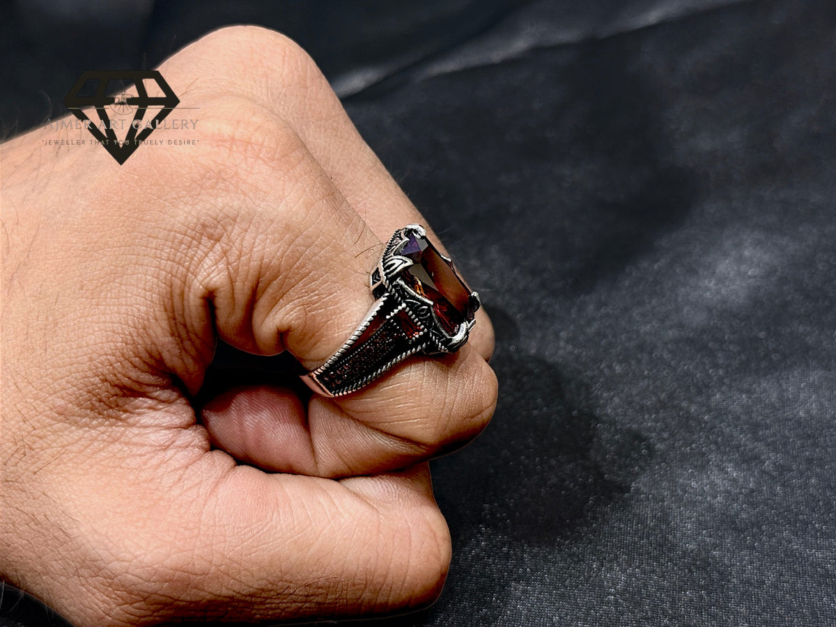 Red Diamond Couple Ring