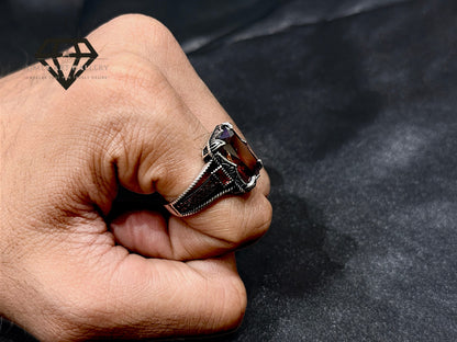 Red Diamond Couple Ring