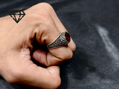 Red Diamond Couple Ring