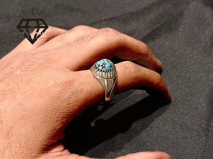 Feroza Stone Couple Ring