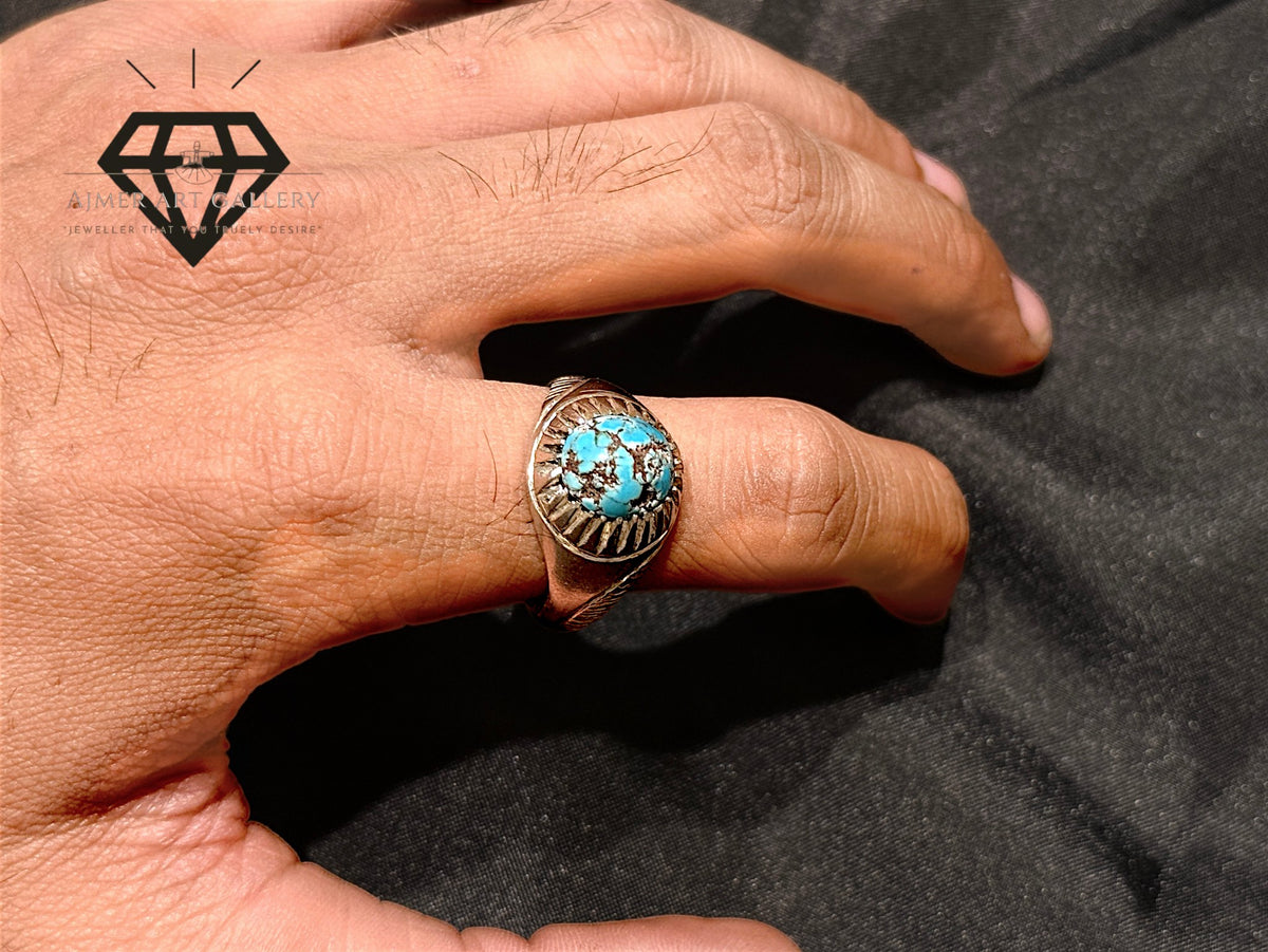 Feroza Stone Couple Ring