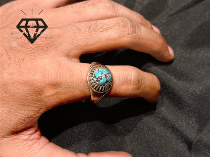 Feroza Stone Couple Ring