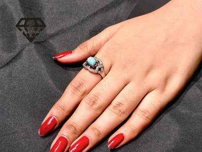 Feroza Stone Couple Ring