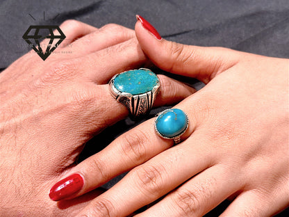 Feroza Stone Couple Ring