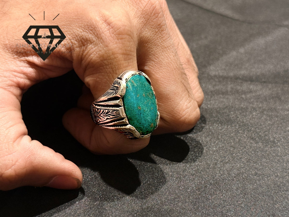 Feroza Stone Couple Ring