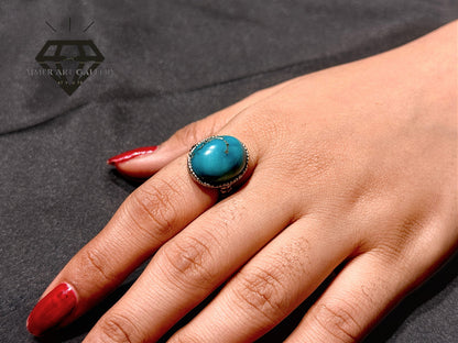 Feroza Stone Couple Ring