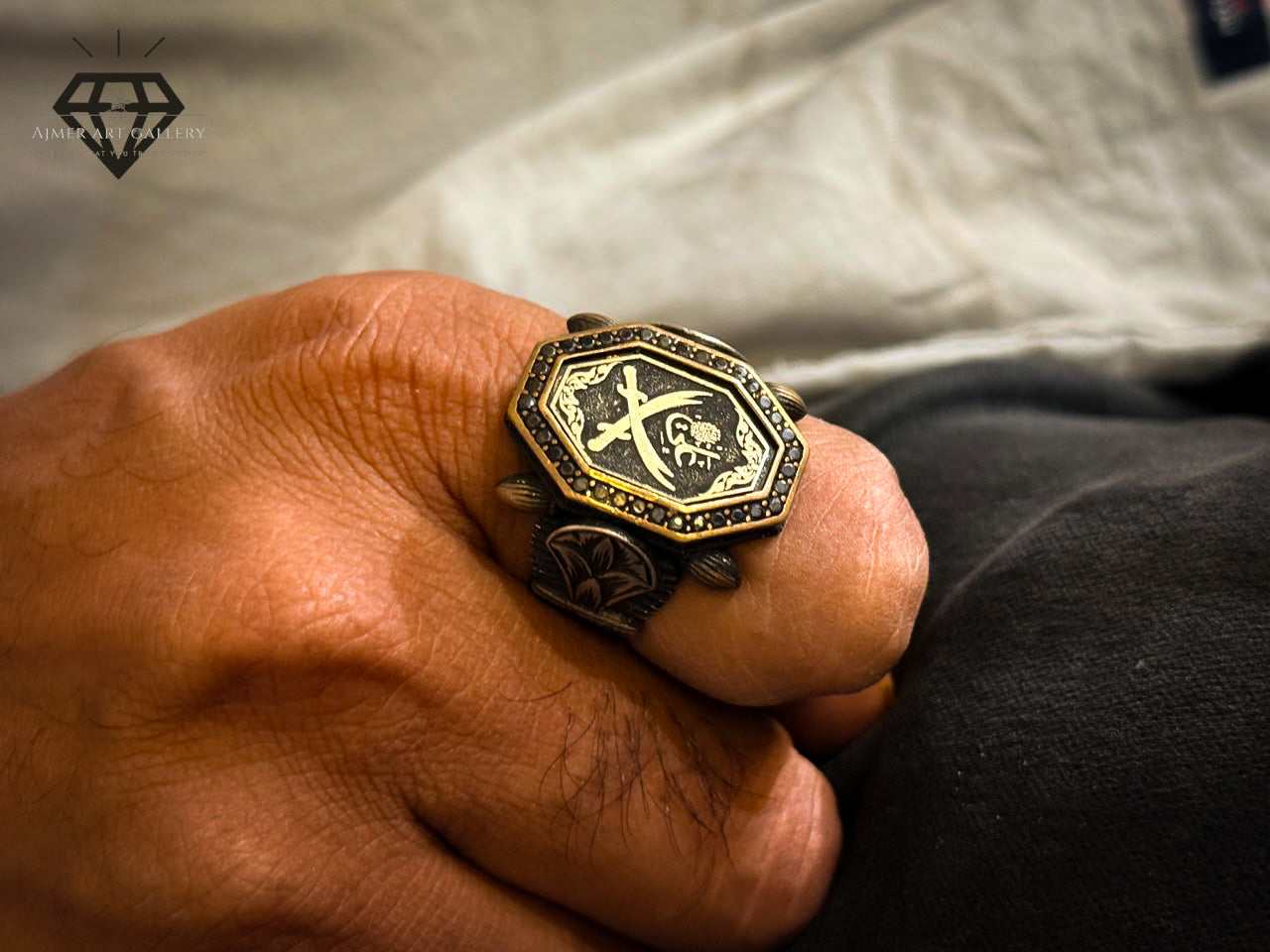 Engraved Ayat Ring