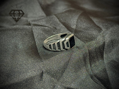 Black Aqeeq Ring