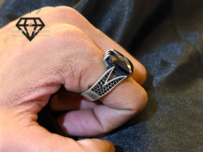Black Diamond Zulfiqar Ring