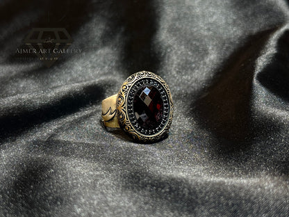 Red Diamond Zulfiqar Ring